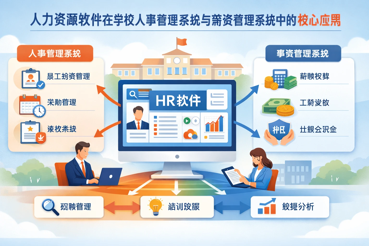 人力资源软件在学校人事管理系统与薪资管理系统中的核心应用
