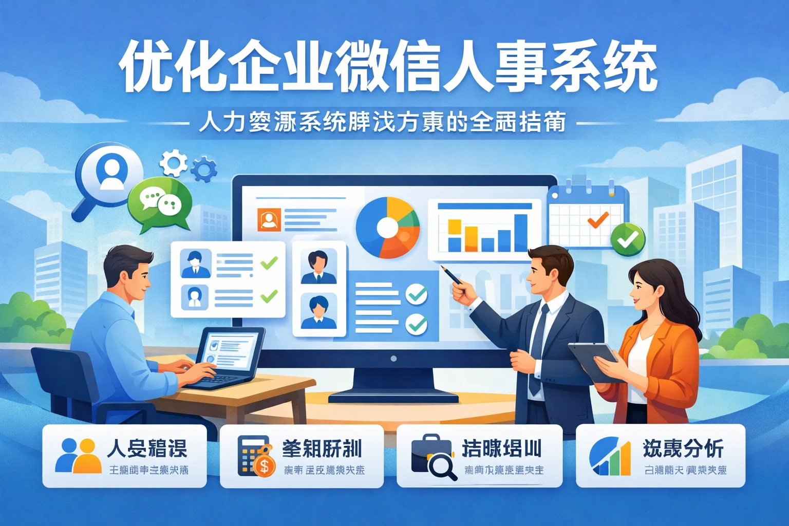 优化企业微信人事系统：人力资源系统解决方案的全面指南