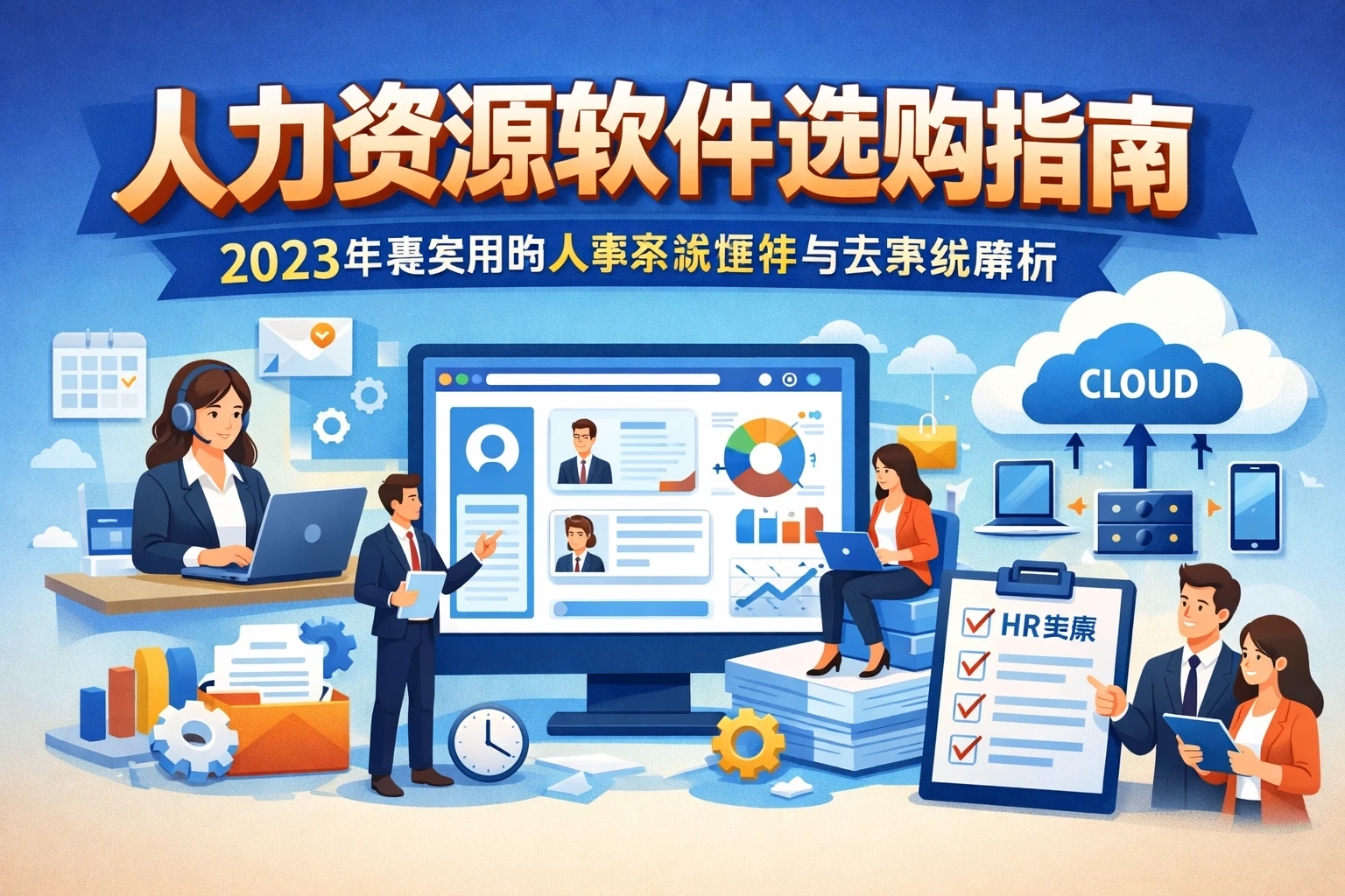 人力资源软件选购指南：2023年最实用的人事系统推荐与云系统解析