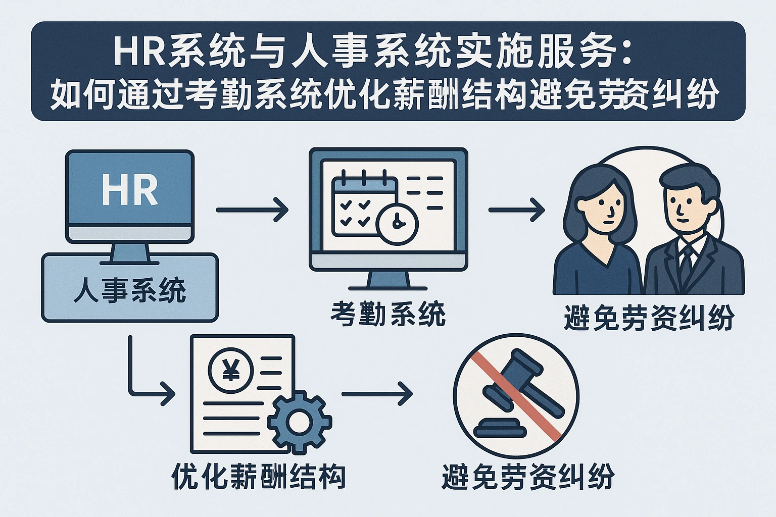 HR系统与人事系统实施服务:如何通过考勤系统优化薪酬结构避免劳资纠纷