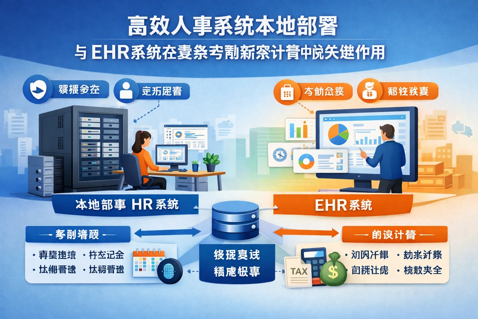 高效人事系统本地部署与EHR系统在复杂考勤薪资计算中的关键作用