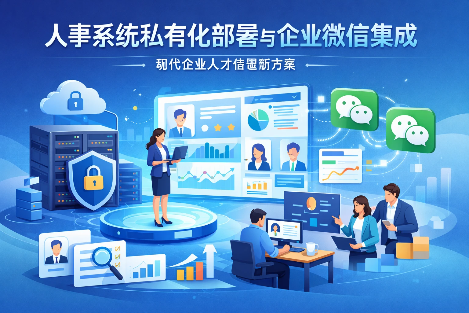 人事系统私有化部署与企业微信集成：现代企业人才管理新方案
