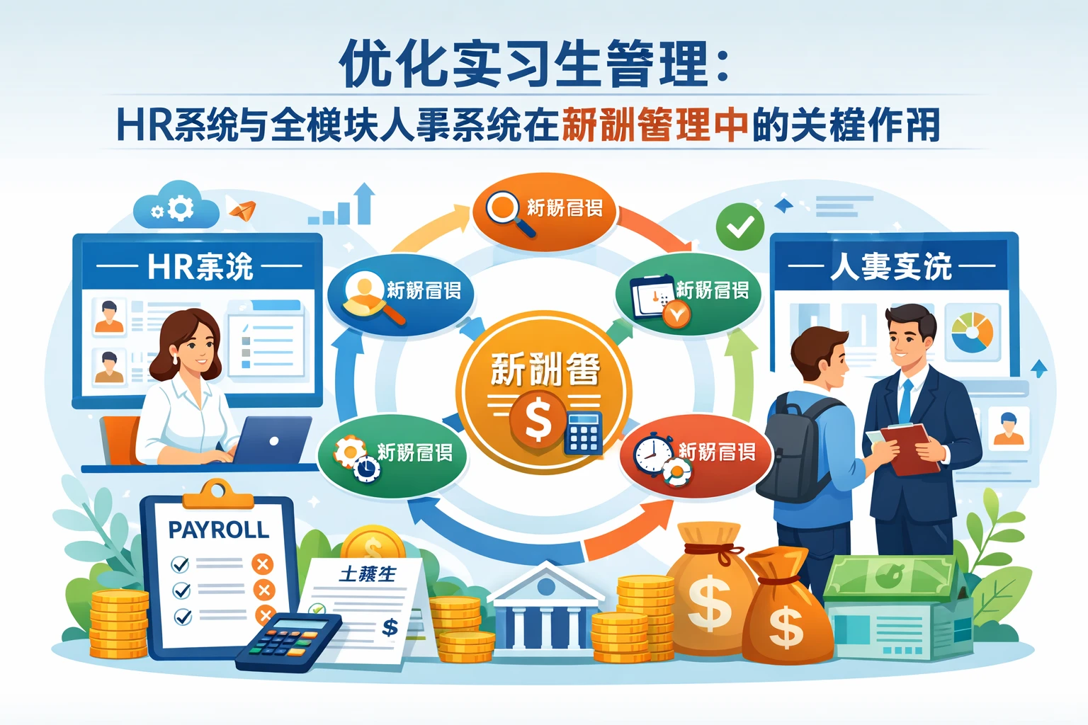 优化实习生管理：HR系统与全模块人事系统在薪酬管理中的关键作用