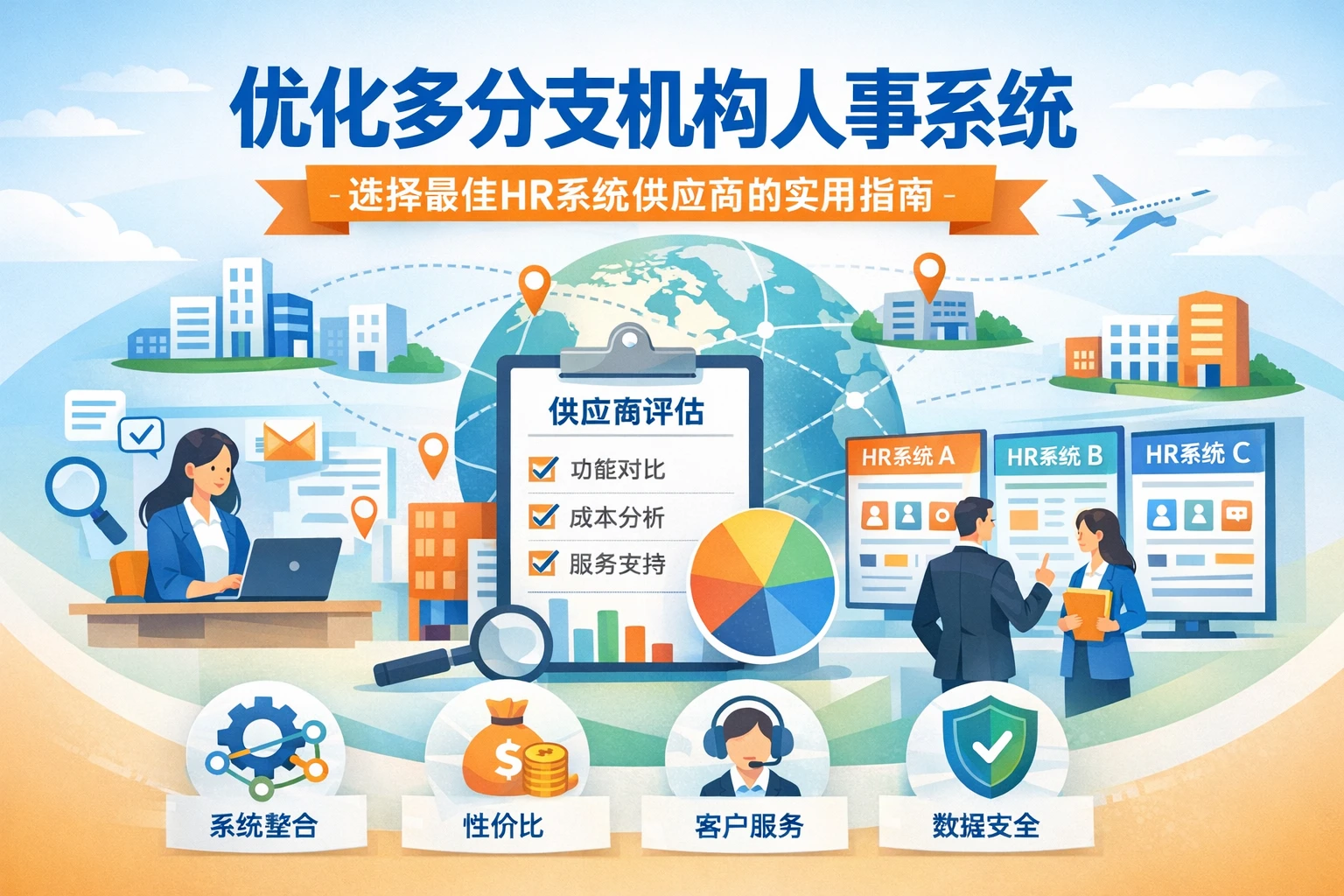 优化多分支机构人事系统：选择最佳HR系统供应商的实用指南