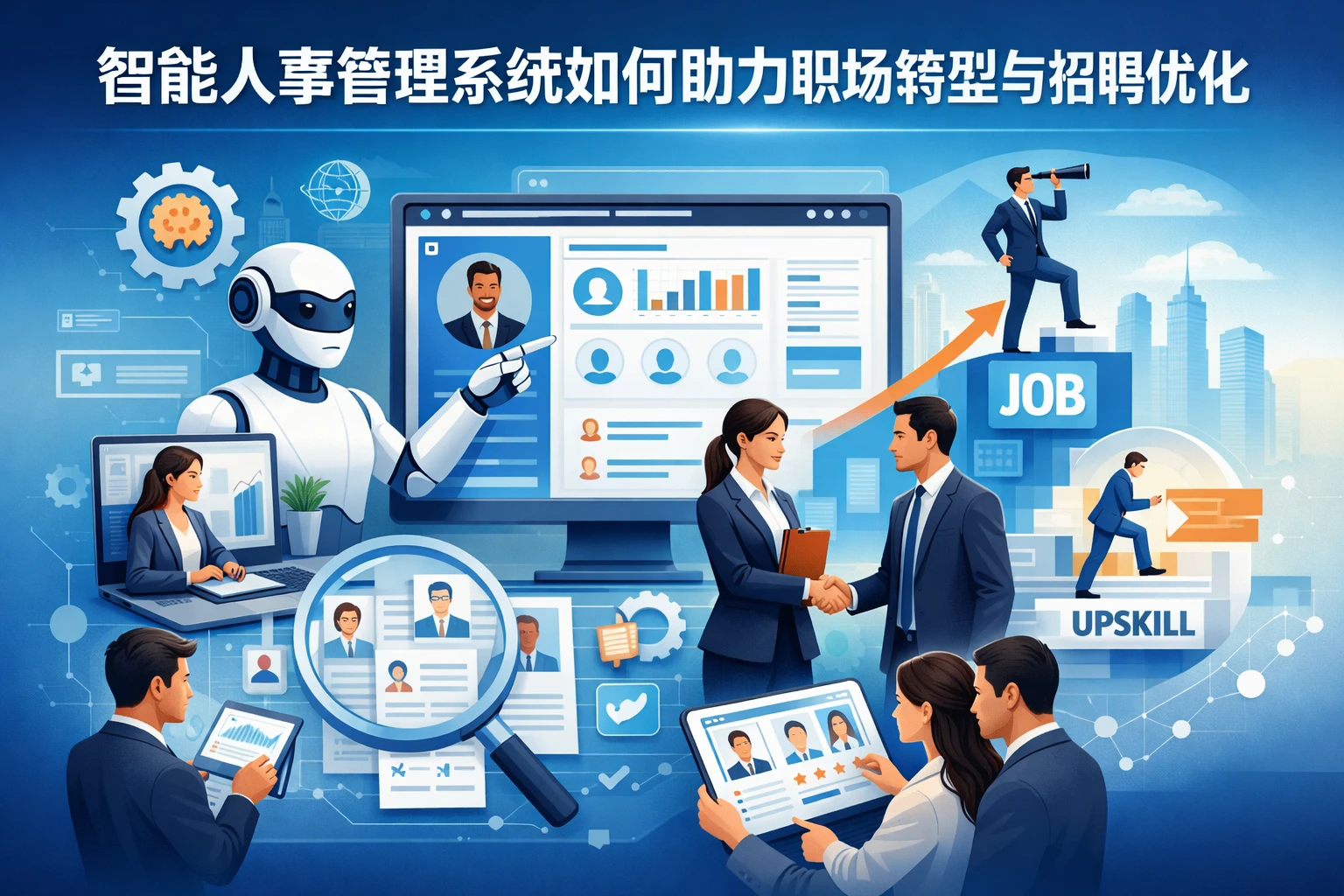 智能人事管理系统如何助力职场转型与招聘优化