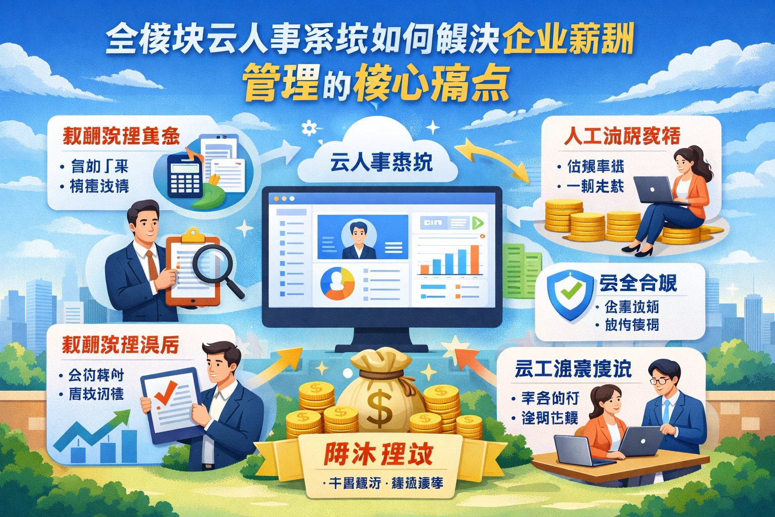 全模块云人事系统如何解决企业薪酬管理的核心痛点