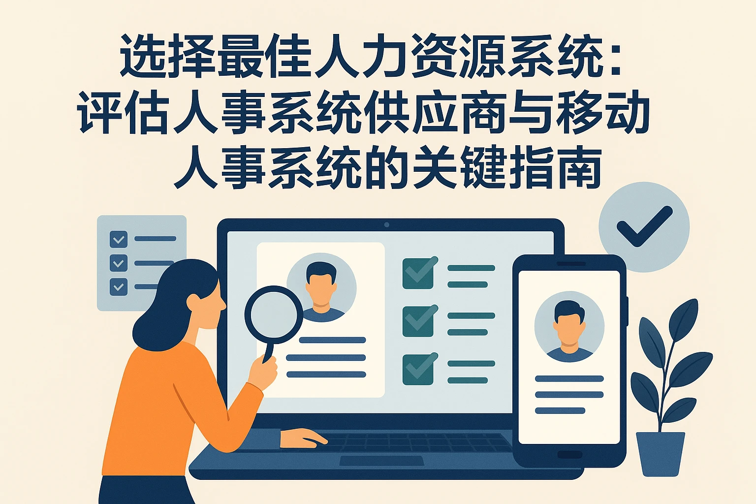 选择最佳人力资源系统：评估人事系统供应商与移动人事系统的关键指南
