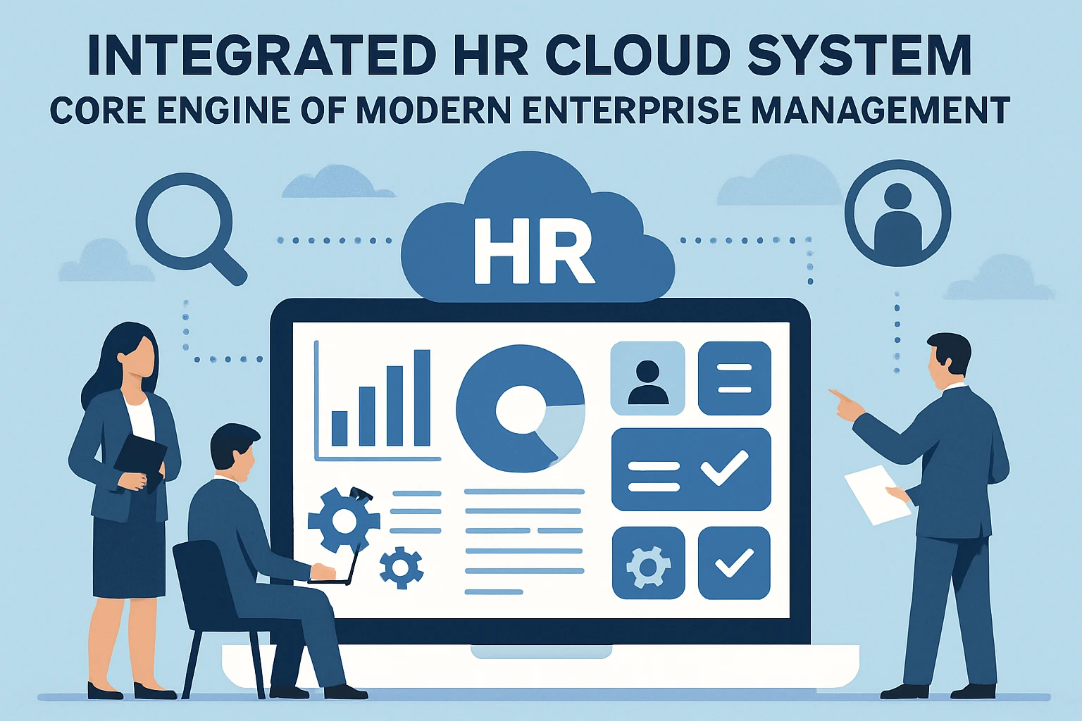 一体化人力资源云系统:现代企业管理的核心引擎