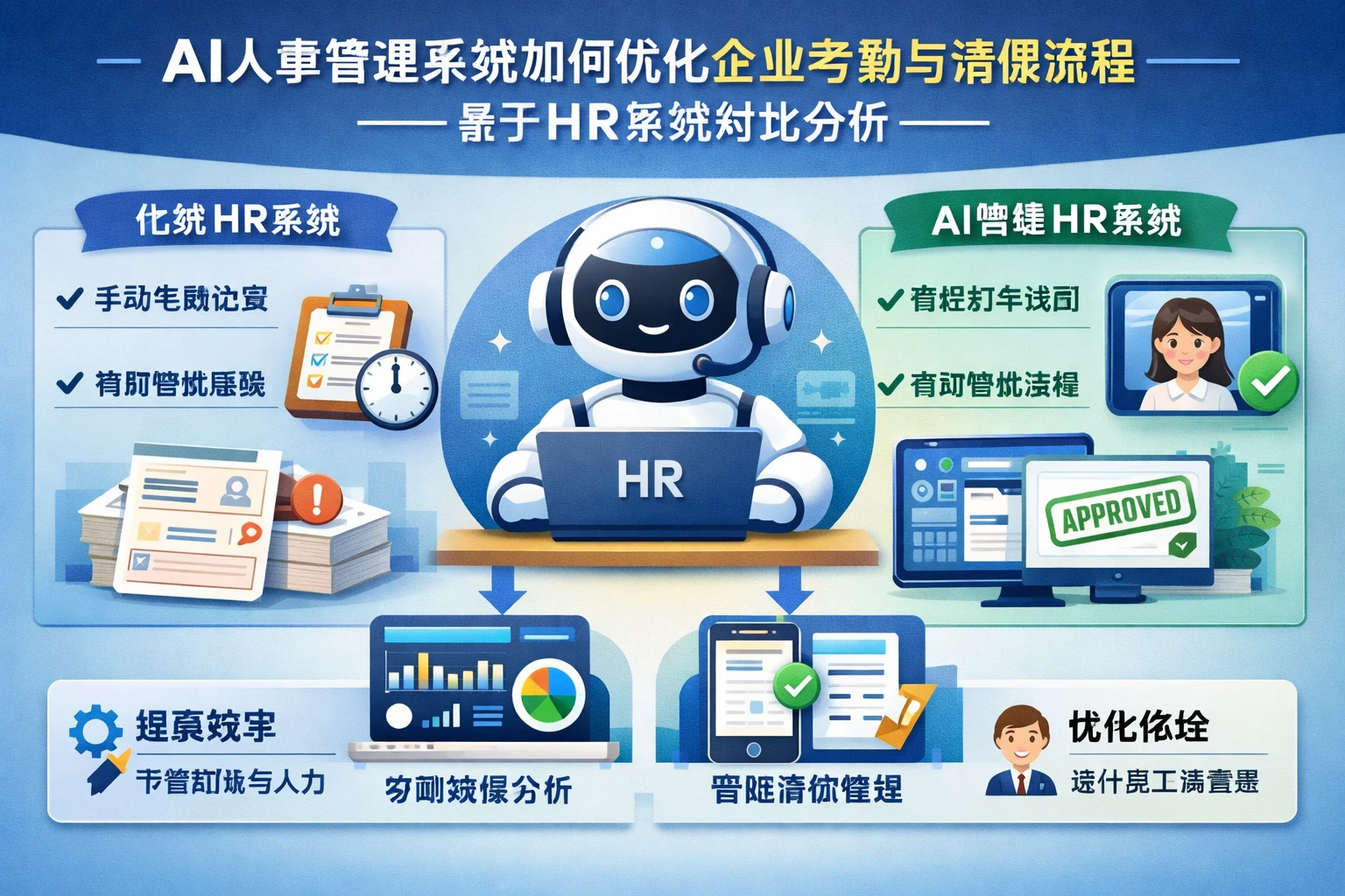 AI人事管理系统如何优化企业考勤与请假流程——基于HR系统对比分析