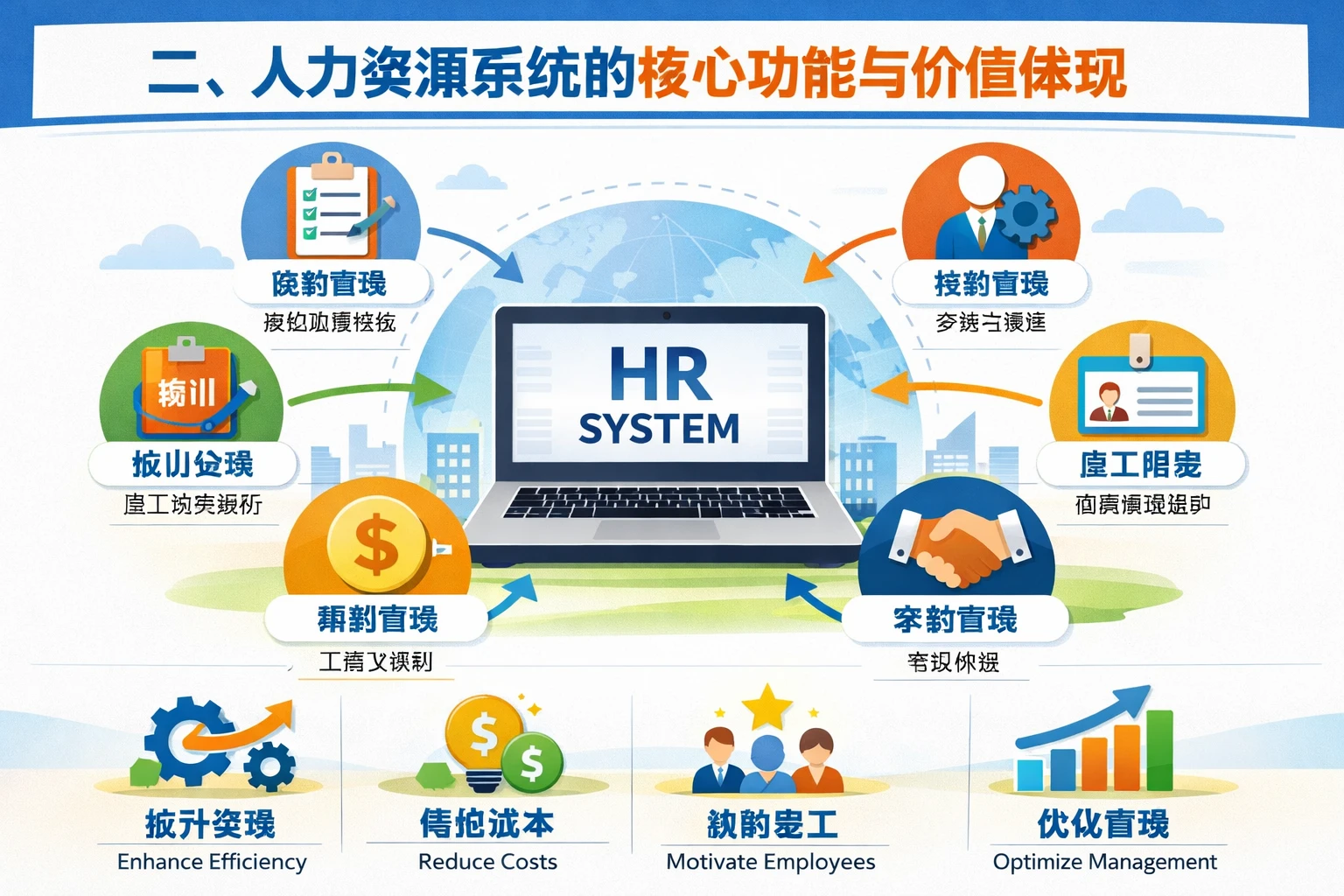 二、人力资源系统的核心功能与价值体现
