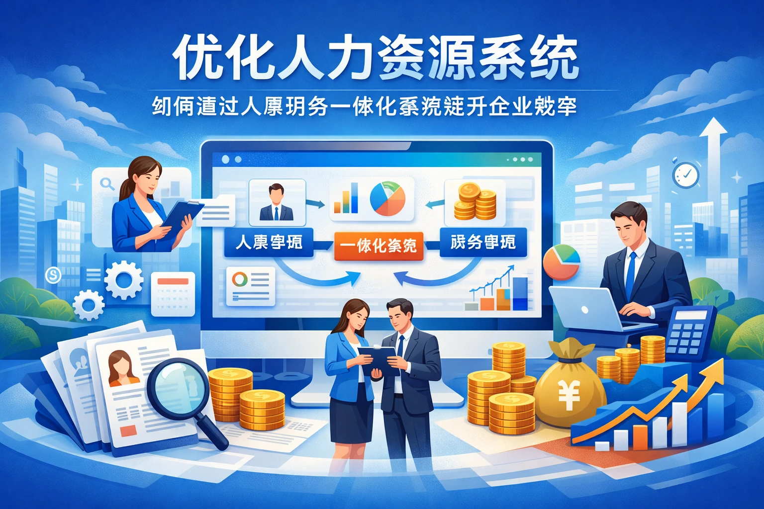 优化人力资源系统：如何通过人事财务一体化系统提升企业效率
