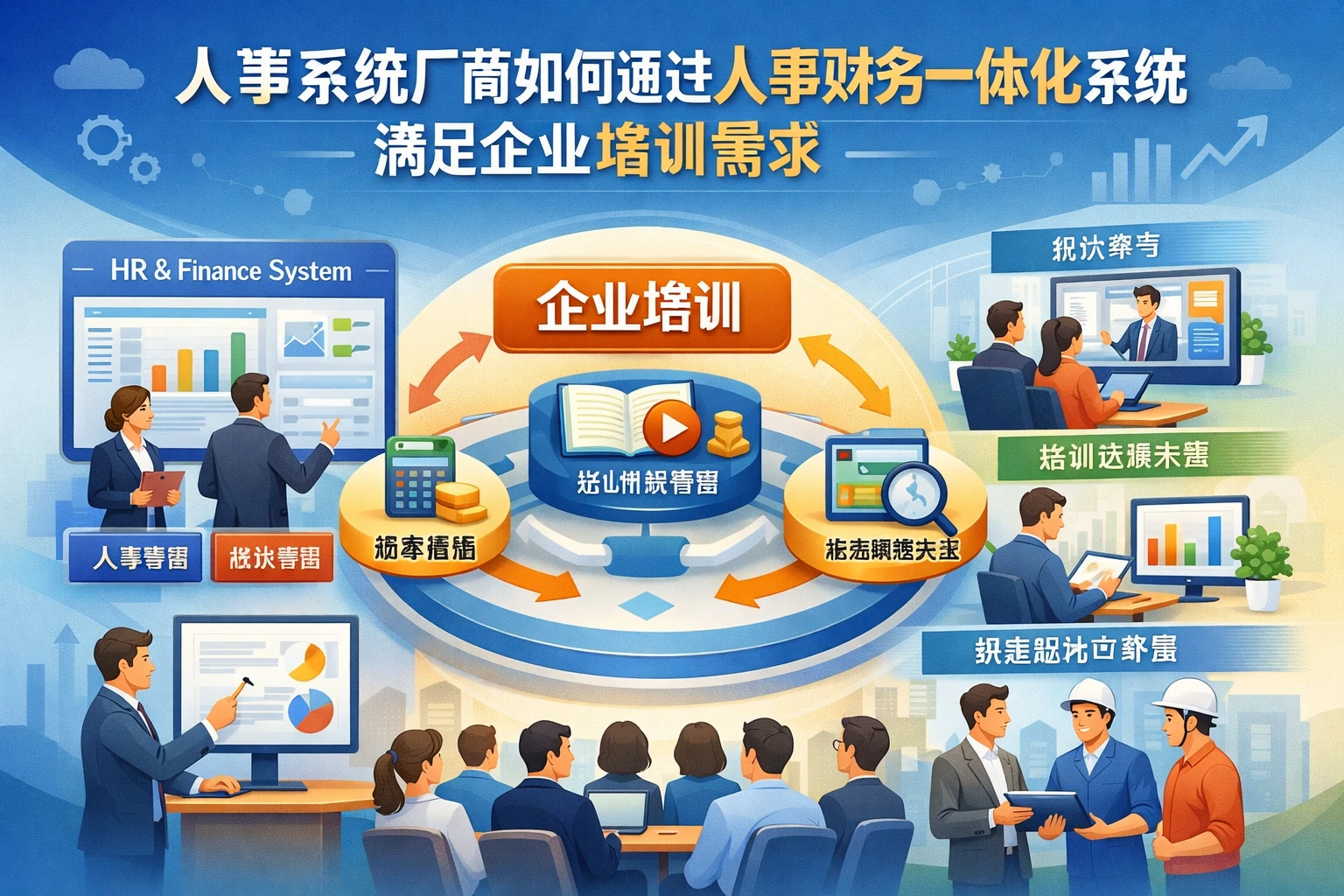 人事系统厂商如何通过人事财务一体化系统满足企业培训需求