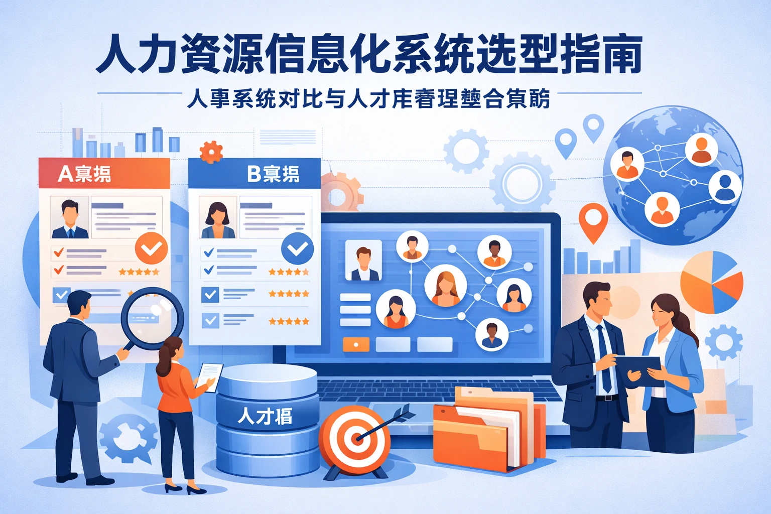 人力资源信息化系统选型指南：人事系统对比与人才库管理整合策略