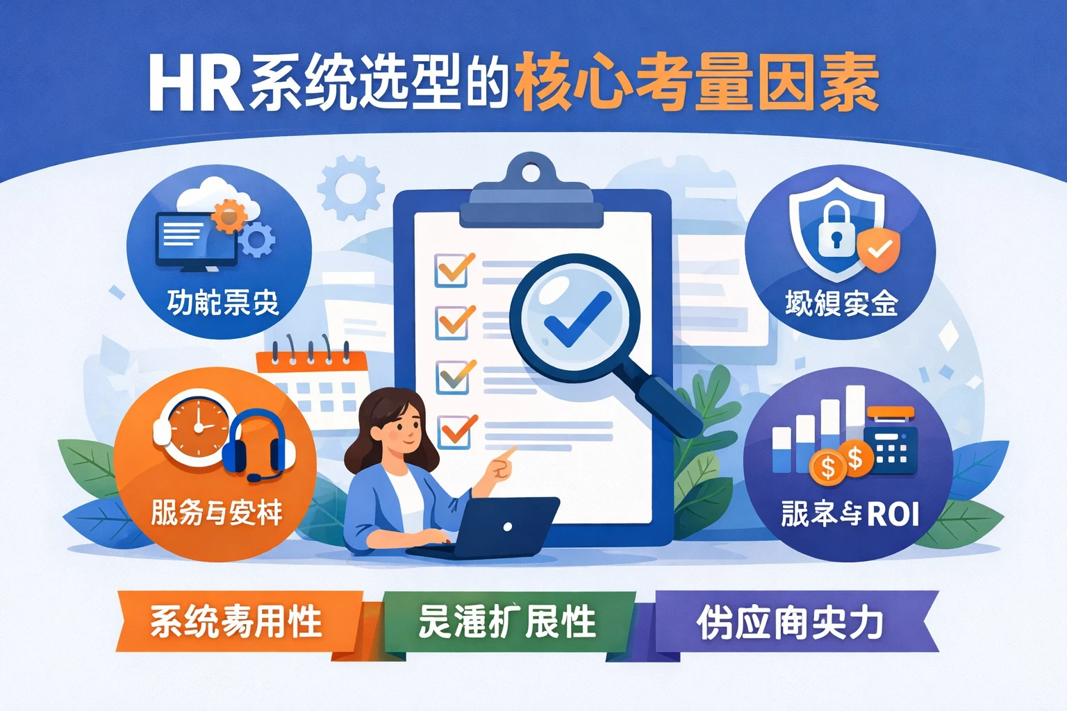 HR系统选型的核心考量因素