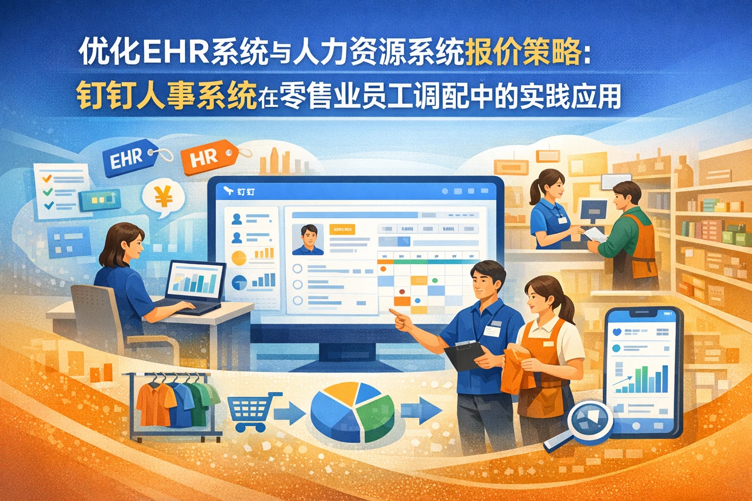 优化ehr系统与人力资源系统报价策略：钉钉人事系统在零售业员工调配中的实践应用