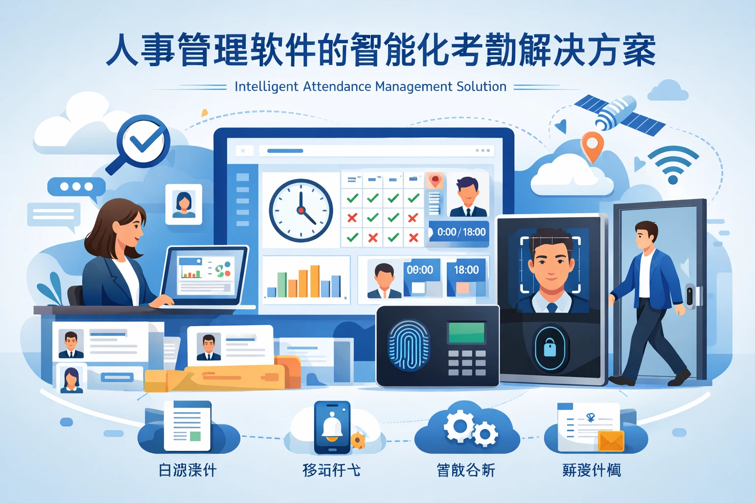 人事管理软件的智能化考勤解决方案