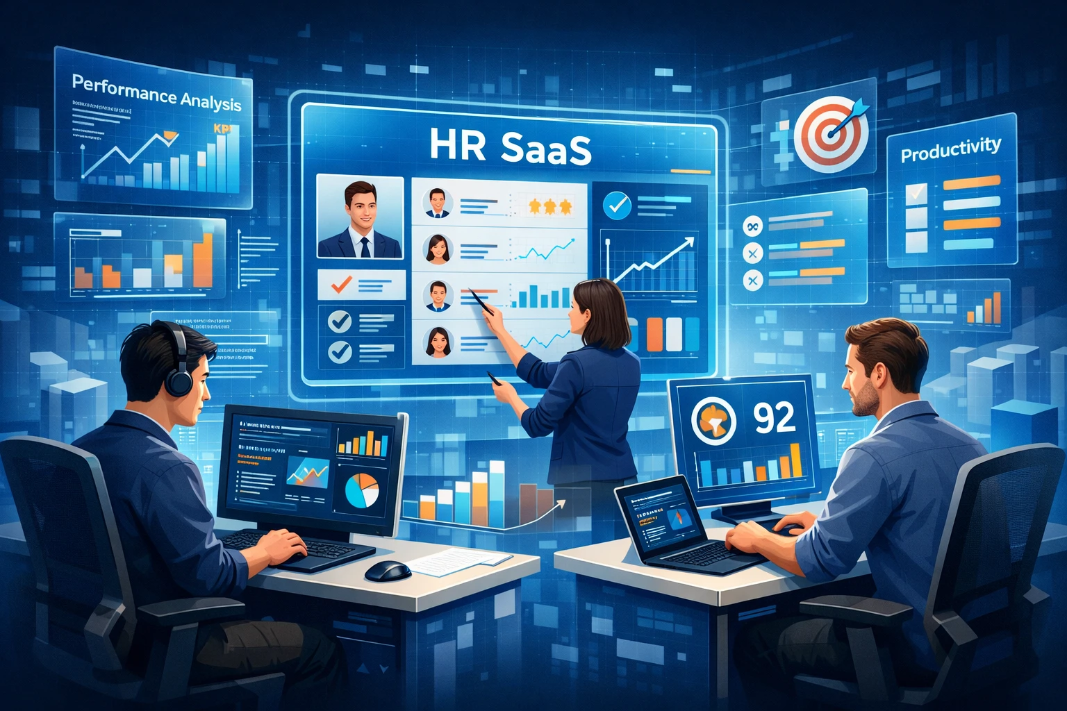 一体化人事系统与人力资源SaaS：IT公司软件工程师绩效考核的量化革新