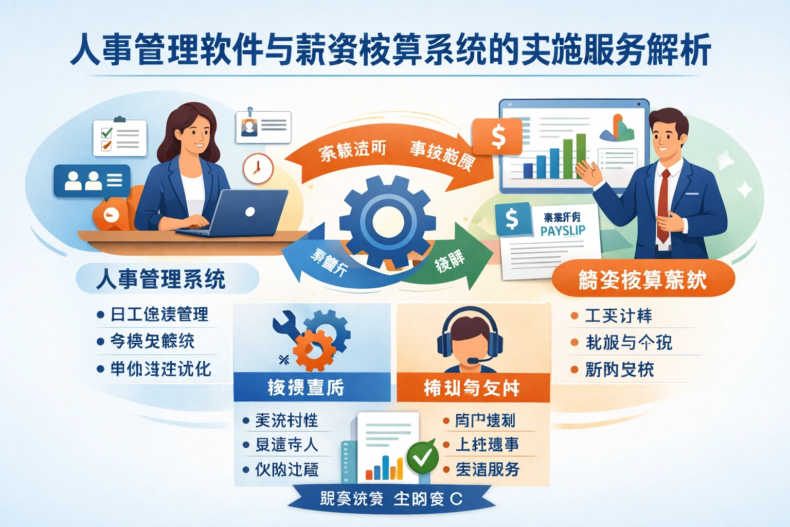 人事管理软件与薪资核算系统的实施服务解析
