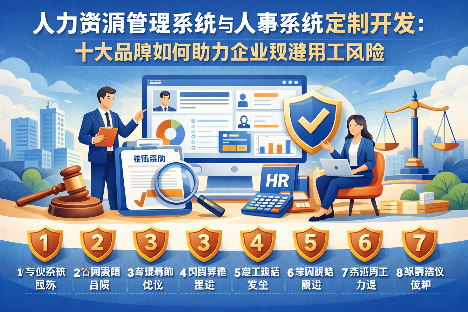 人力资源管理系统与人事系统定制开发:十大品牌如何助力企业规避用工风险