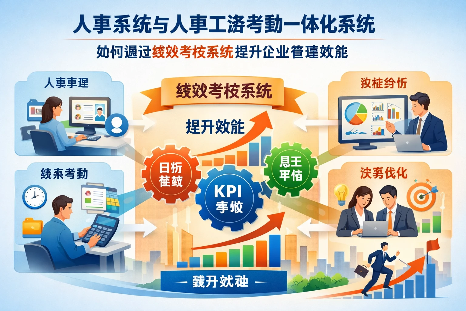 人事系统与人事工资考勤一体化系统如何通过绩效考核系统提升企业管理效能