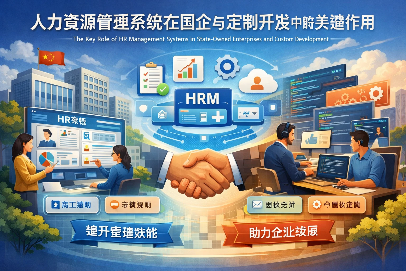人力资源管理系统在国企与定制开发中的关键作用