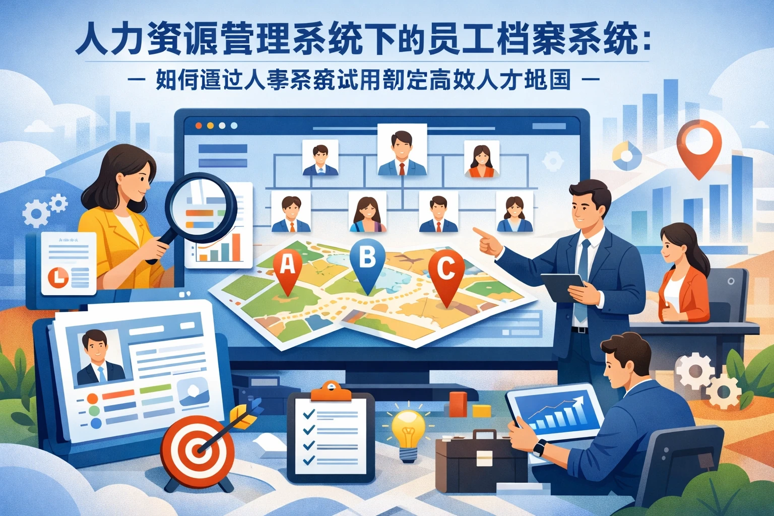 人力资源管理系统下的员工档案系统：如何通过人事系统试用制定高效人才地图