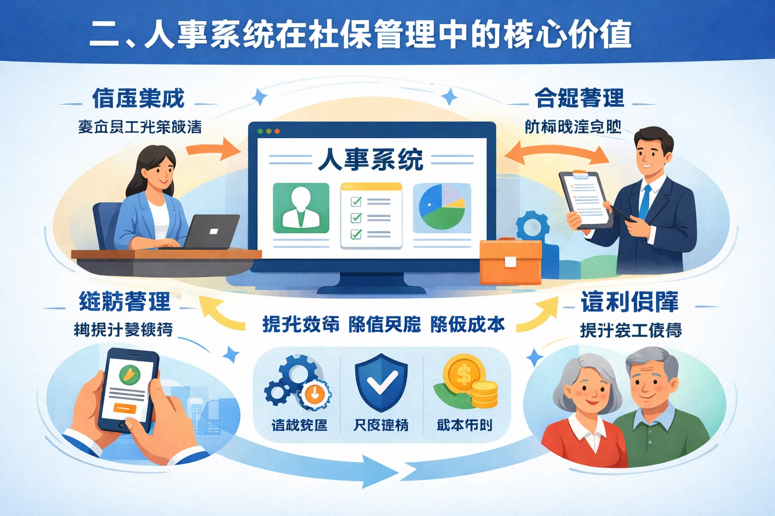 二、人事系统在社保管理中的核心价值