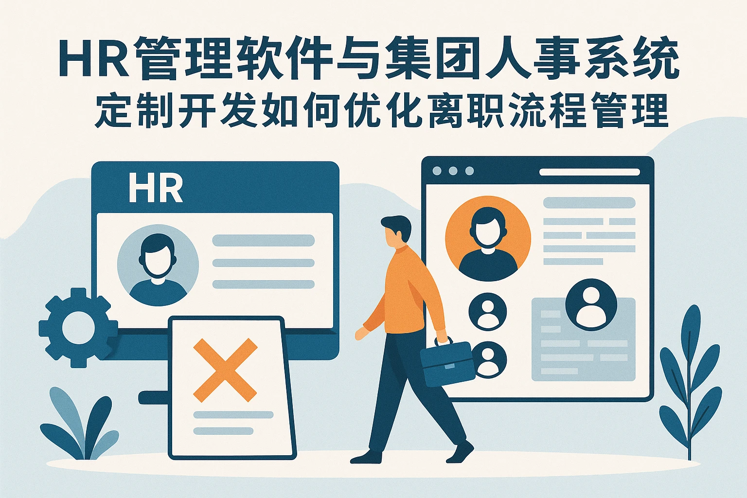 HR管理软件与集团人事系统:定制开发如何优化离职流程管理