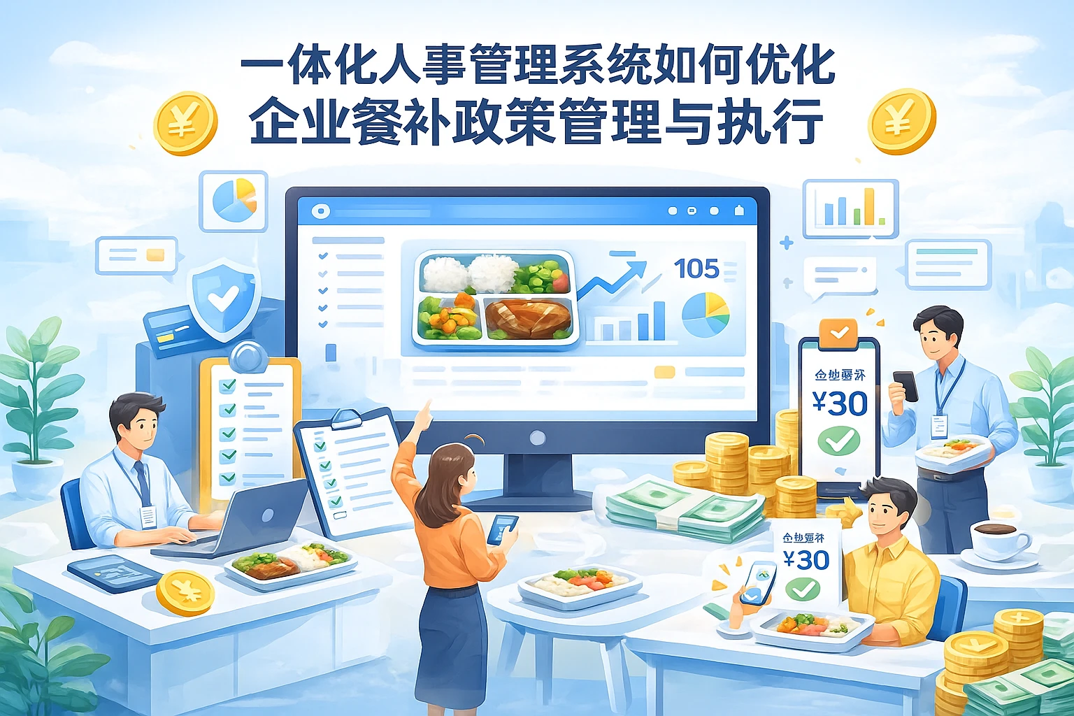 一体化人事管理系统如何优化企业餐补政策管理与执行