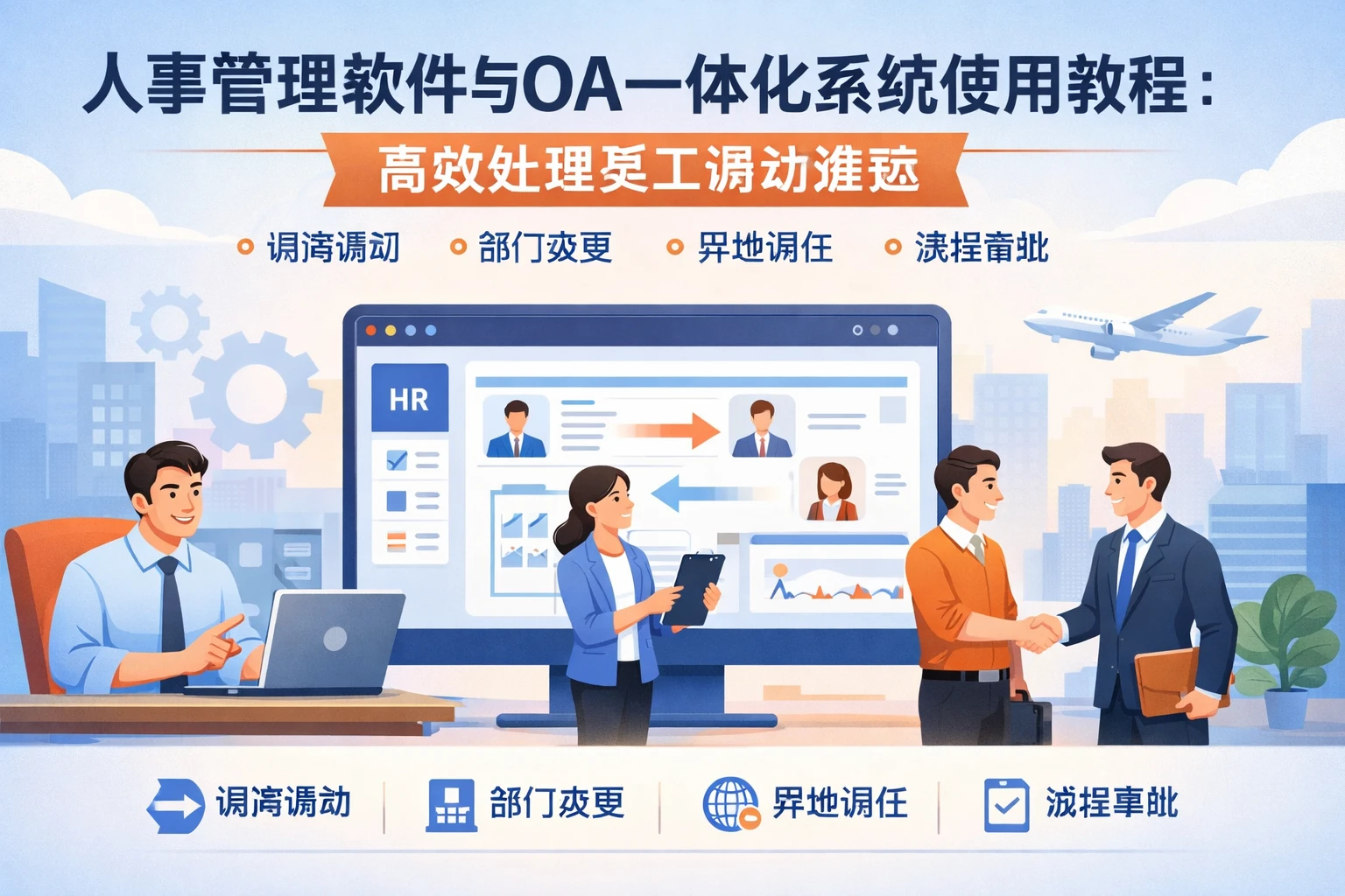 人事管理软件与OA一体化系统使用教程：高效处理员工调动难题