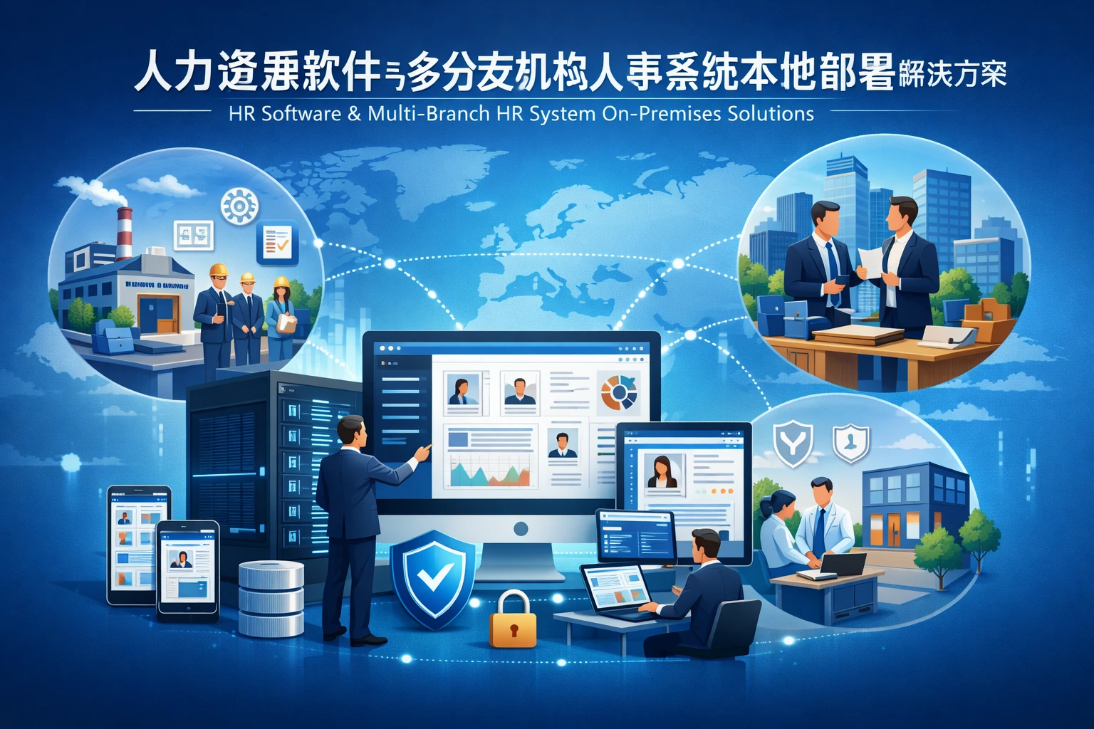 人力资源软件与多分支机构人事系统本地部署解决方案