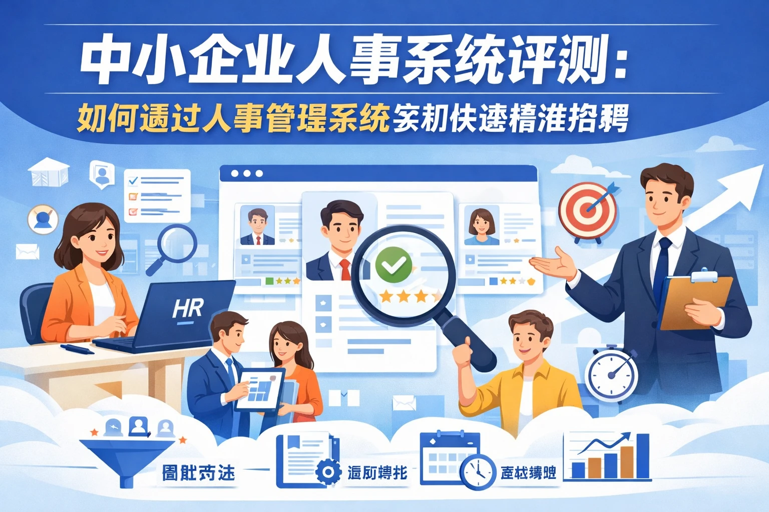 中小企业人事系统评测：如何通过人事管理系统实现快速精准招聘