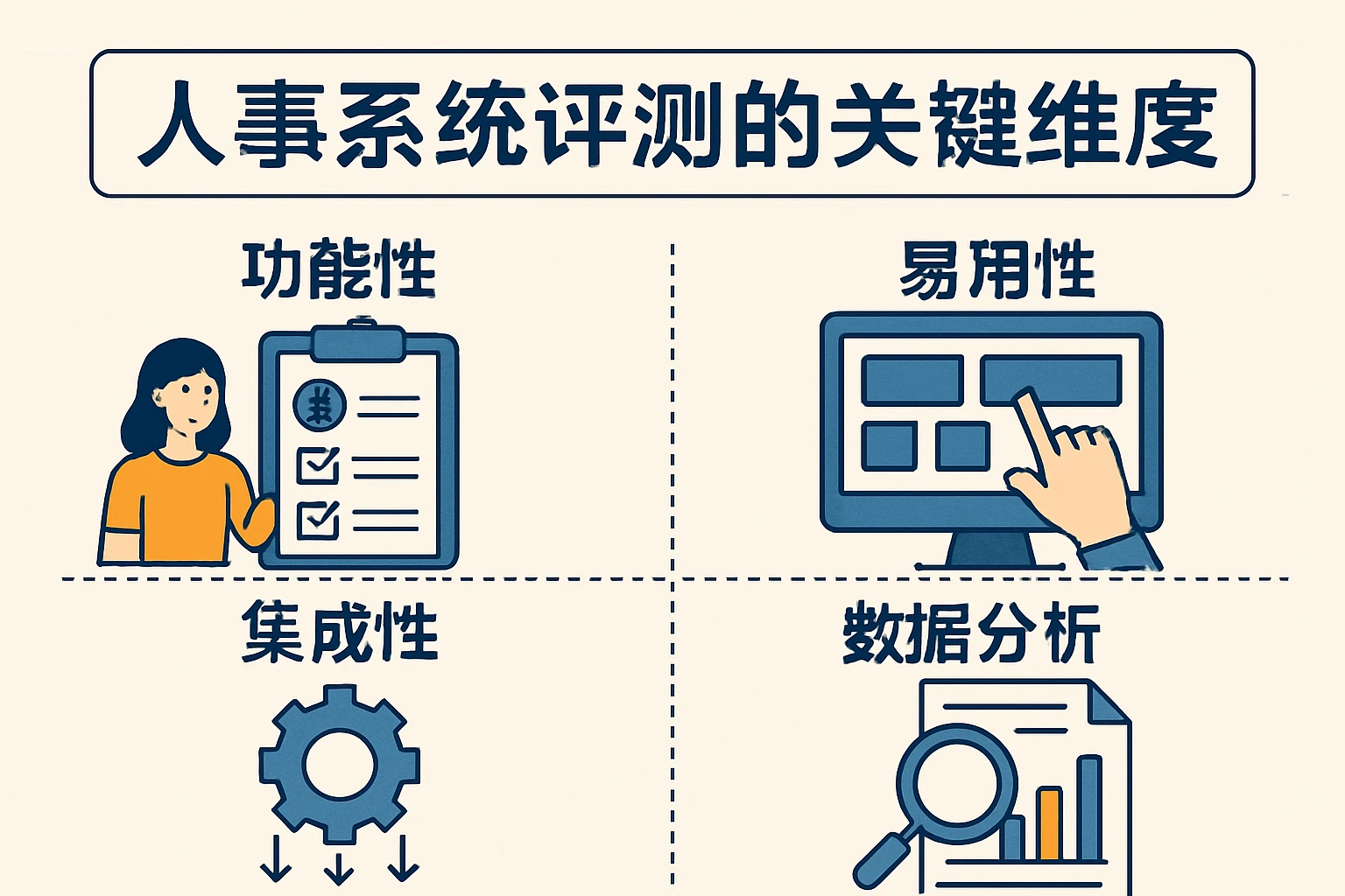 人事系统评测的关键维度