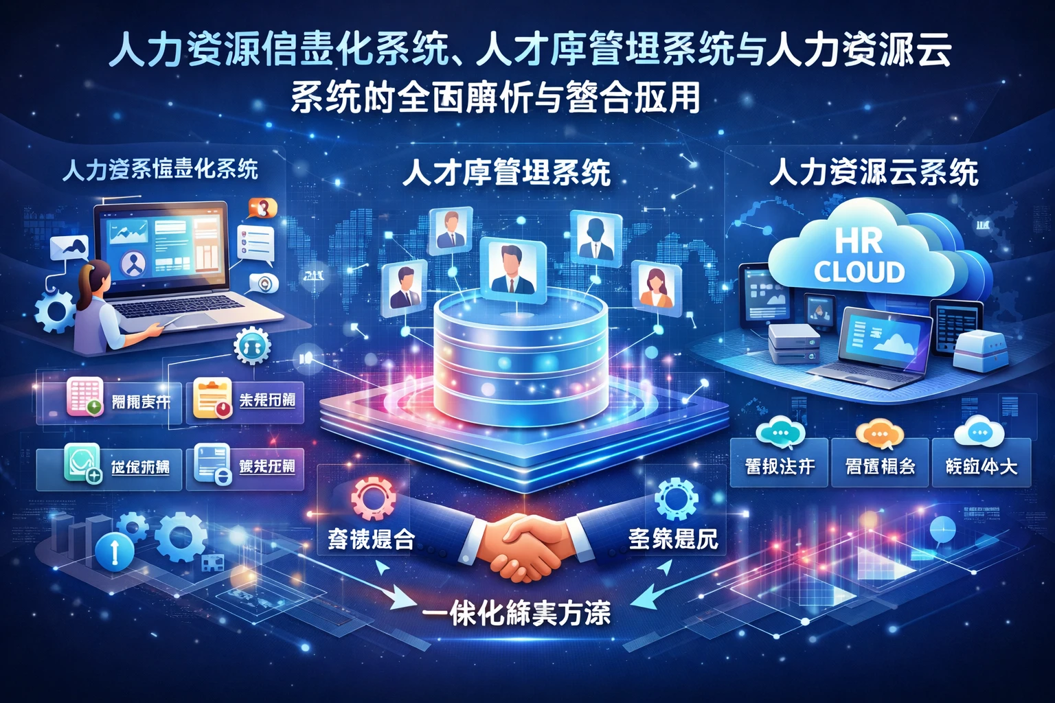 人力资源信息化系统、人才库管理系统与人力资源云系统的全面解析与整合应用