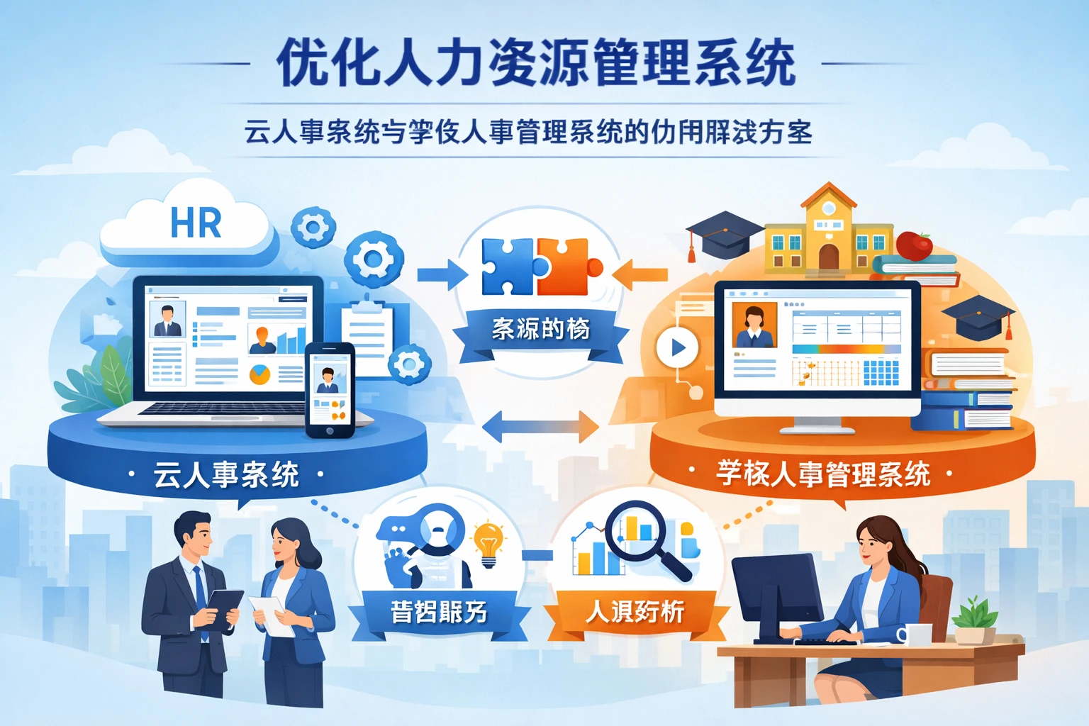 优化人力资源管理系统:云人事系统与学校人事管理系统的协同解决方案
