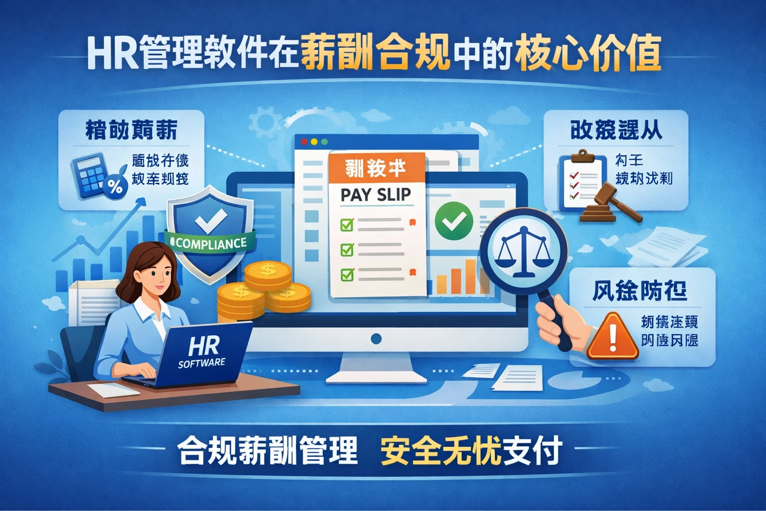 HR管理软件在薪酬合规中的核心价值