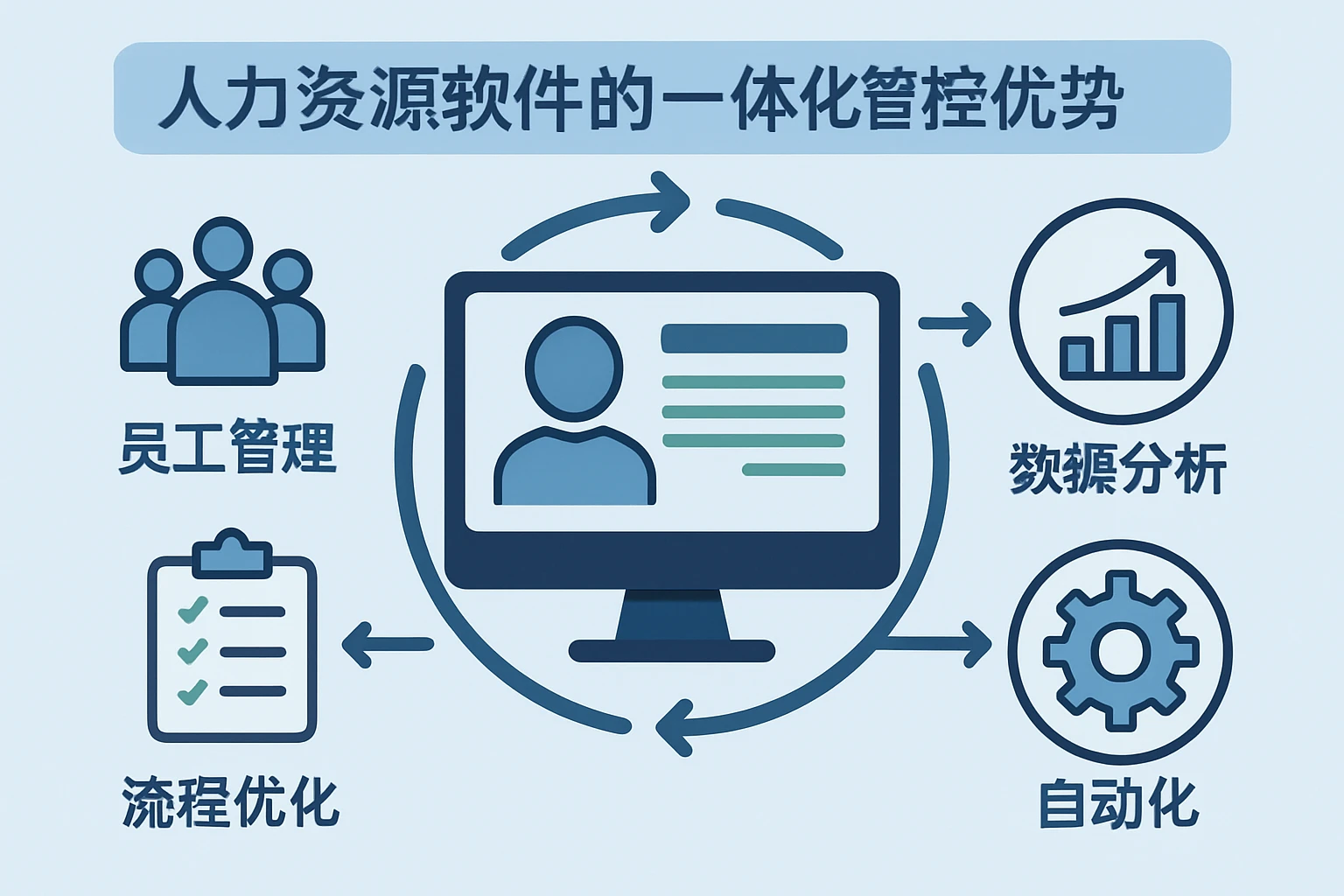 人力资源软件的一体化管控优势