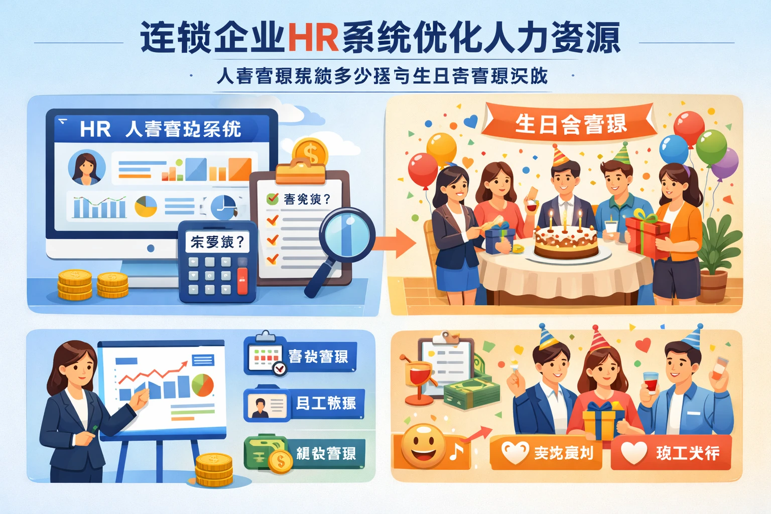 连锁企业HR系统优化人力资源：人事管理系统多少钱与生日会管理实践