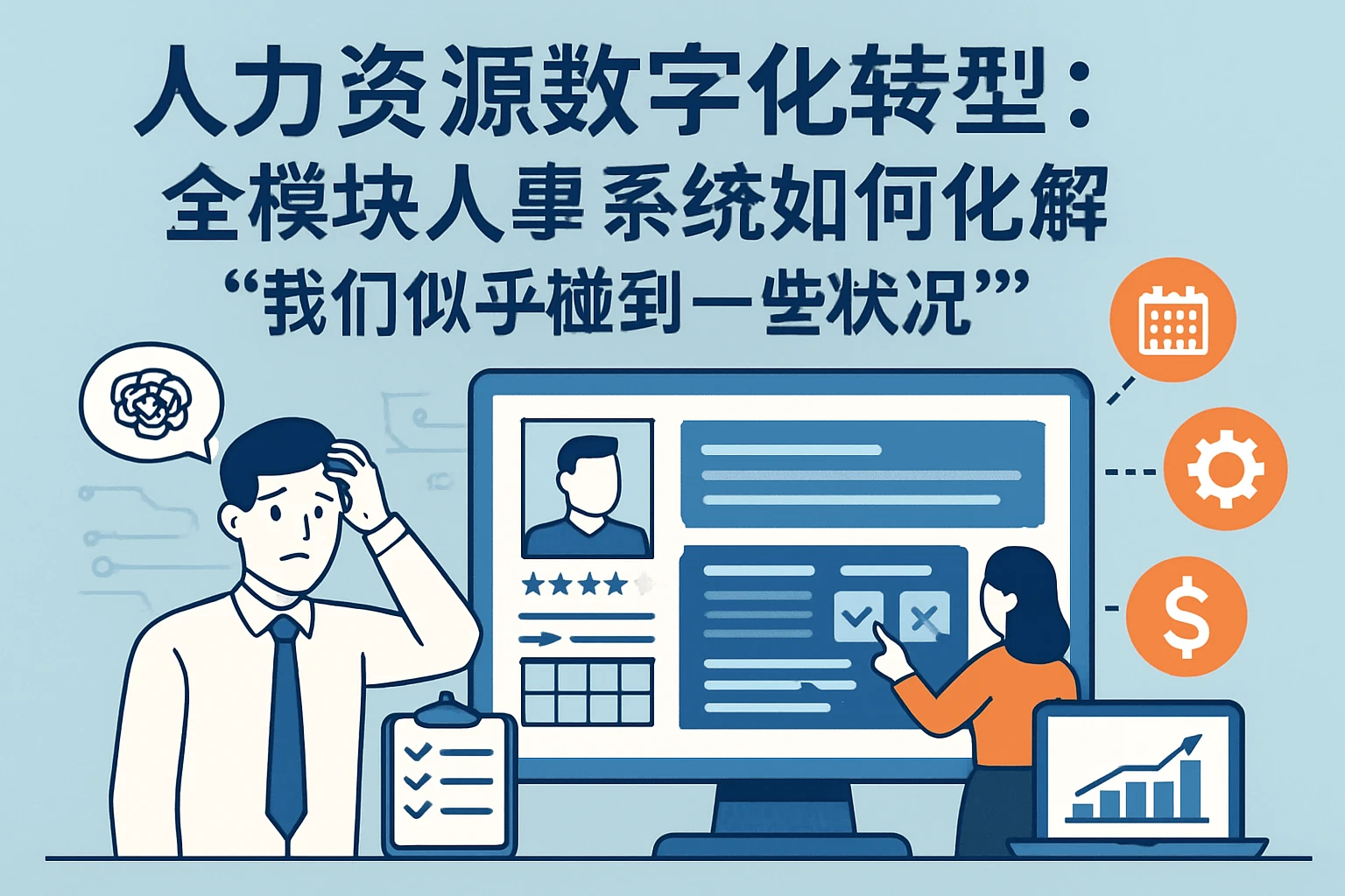 人力资源数字化转型：全模块人事系统如何化解