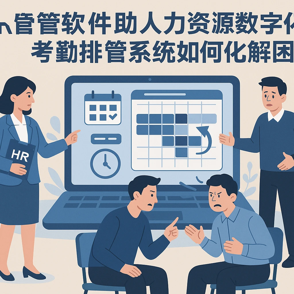 HR管理软件助力人力资源数字化转型:考勤排班系统如何化解团队冲突