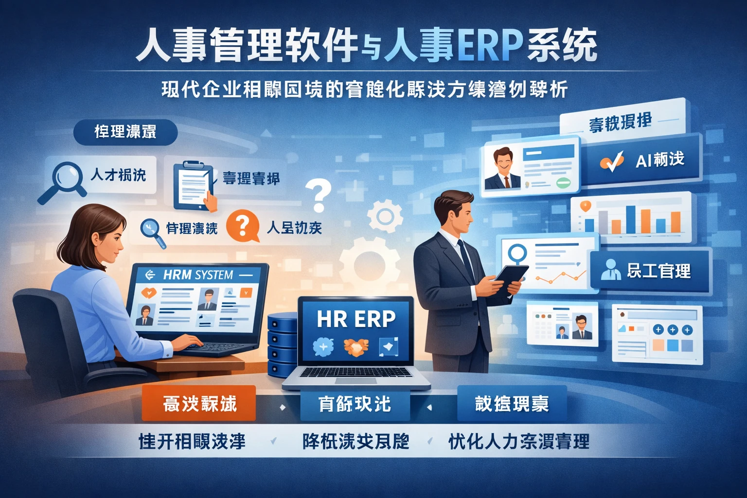 人事管理软件与人事ERP系统:现代企业招聘困境的智能化解决方案案例解析