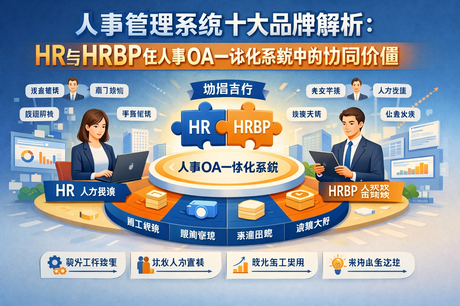 人事管理系统十大品牌解析:HR与HRBP在人事OA一体化系统中的协同价值