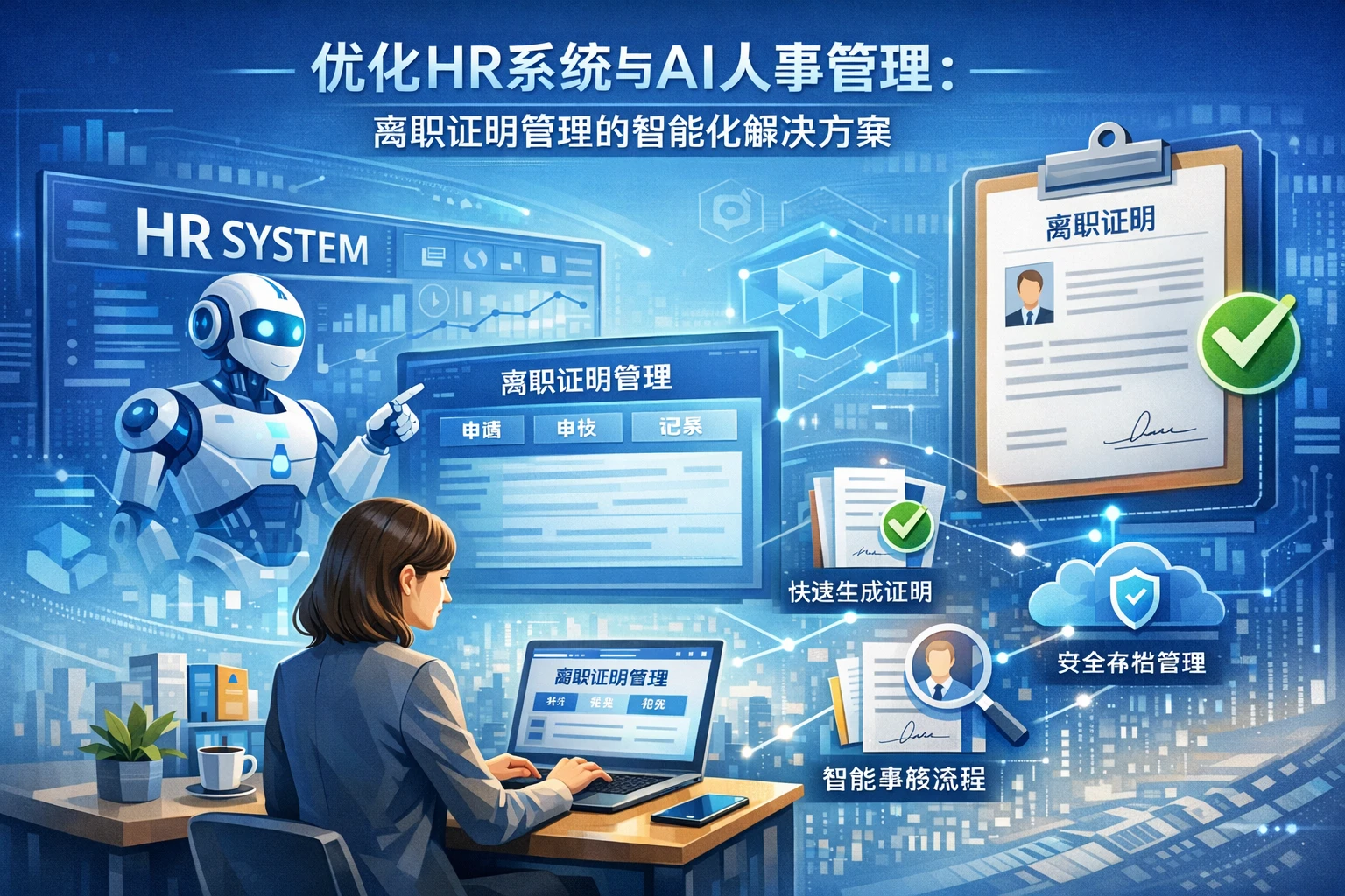 优化HR系统与AI人事管理系统:离职证明管理的智能化解决方案