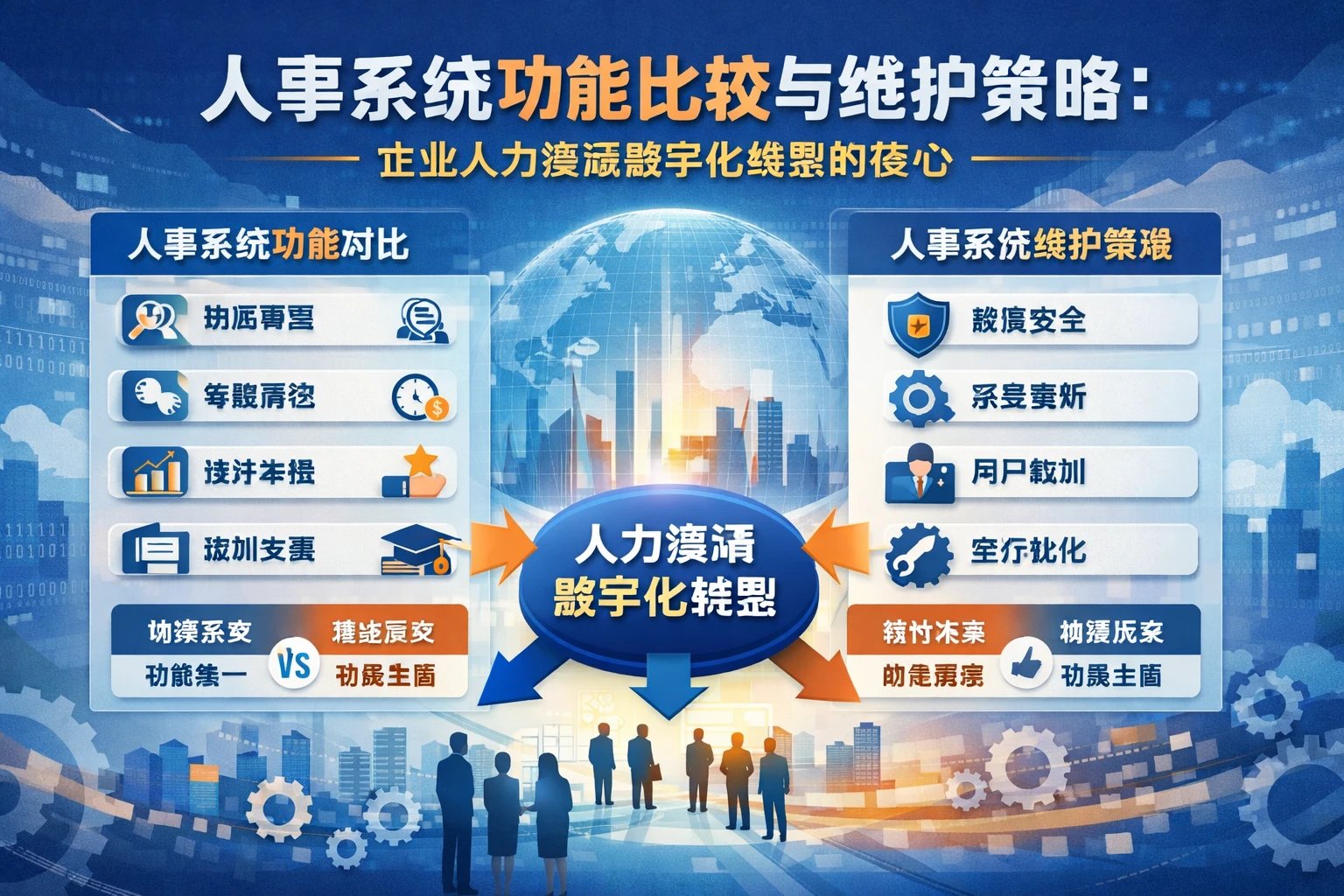 人事系统功能比较与维护策略:企业人力资源数字化转型的核心