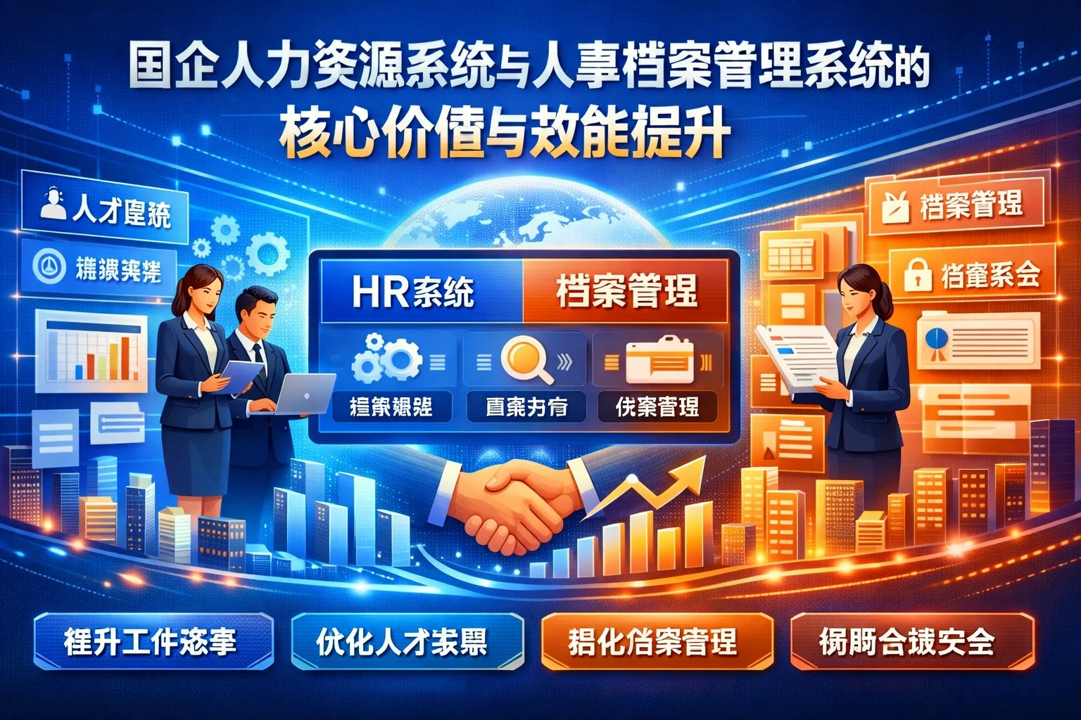 国企人力资源系统与人事档案管理系统的核心价值与效能提升