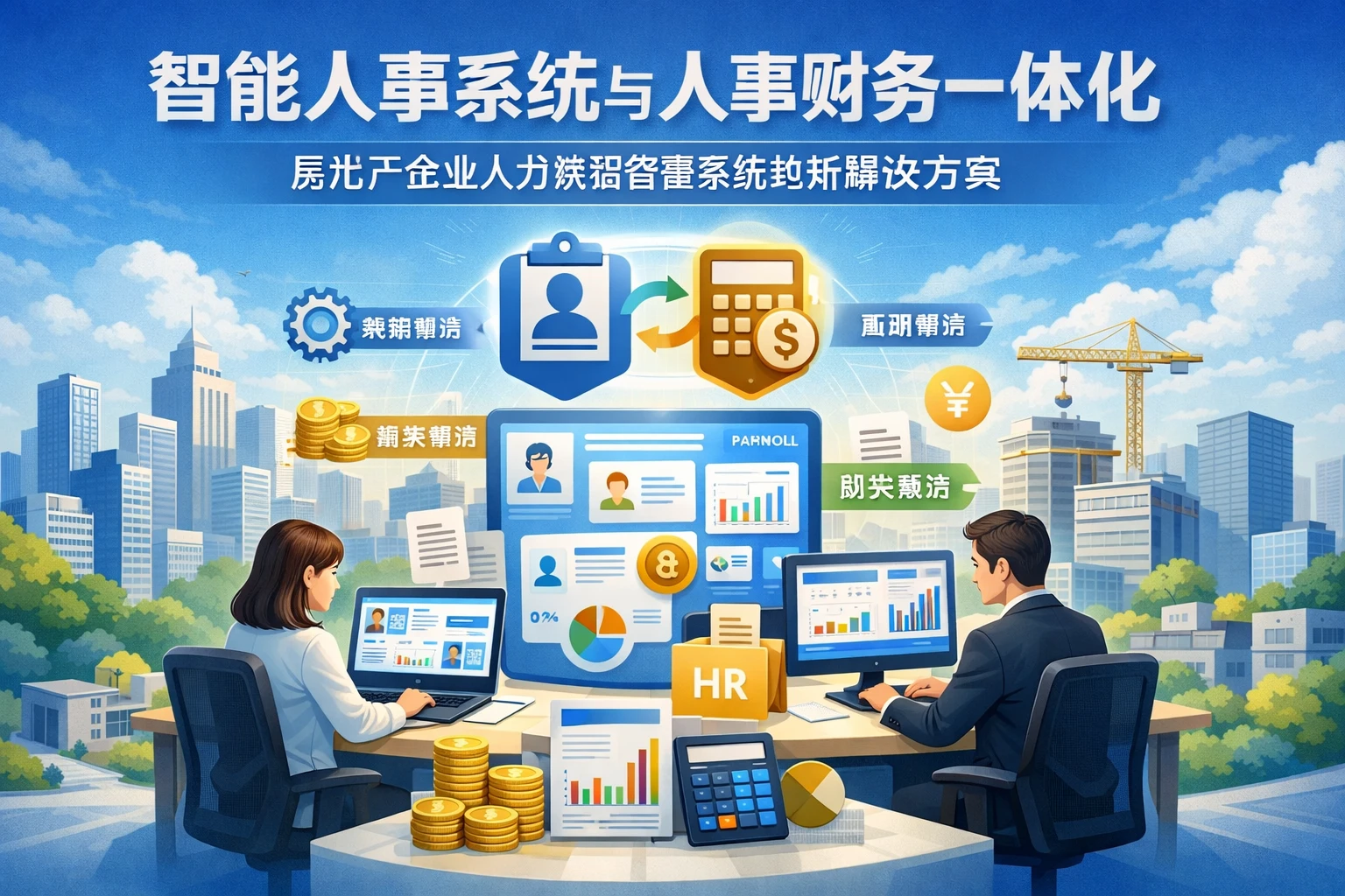 智能人事系统与人事财务一体化：房地产企业人力资源管理系统的新解决方案