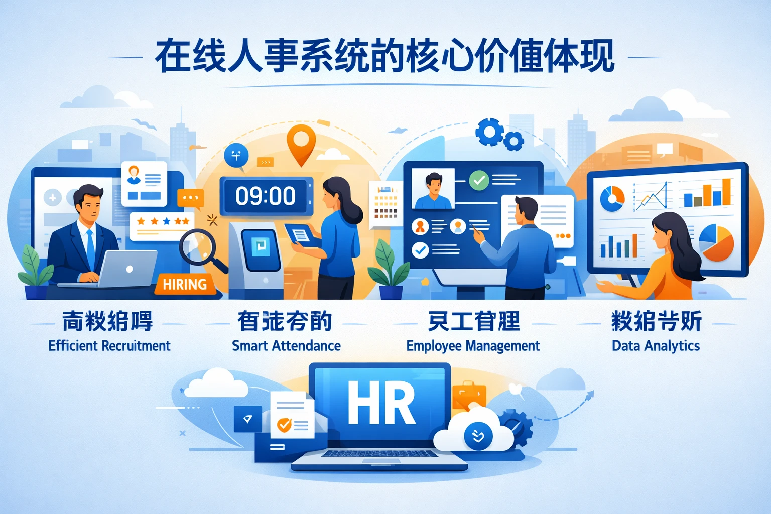 在线人事系统的核心价值体现