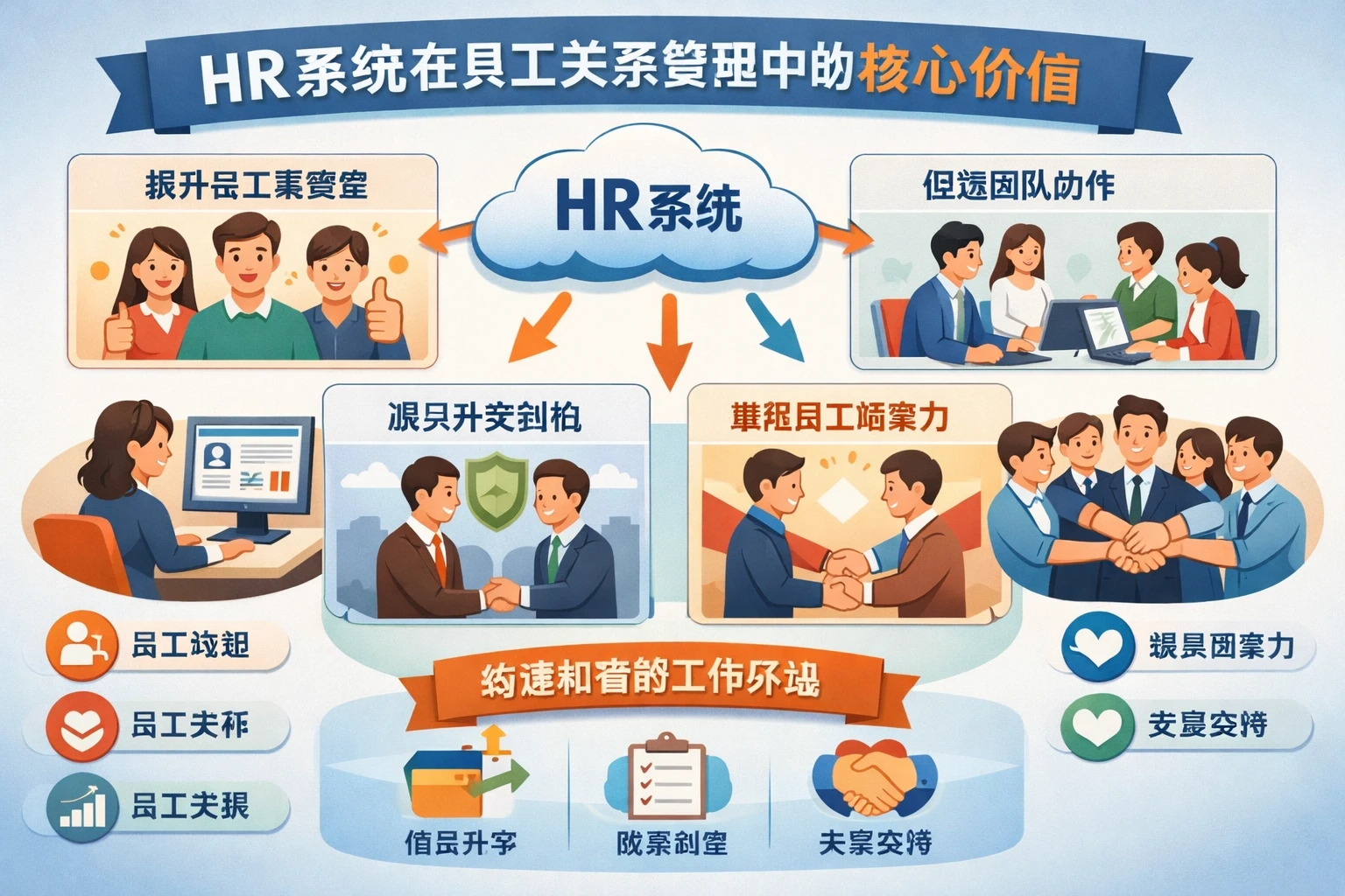 HR系统在员工关系管理中的核心价值