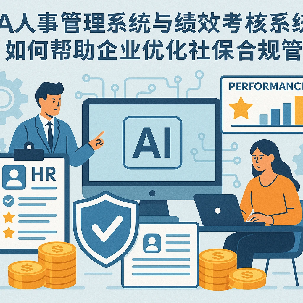 AI人事管理系统与绩效考核系统如何帮助企业优化社保合规管理
