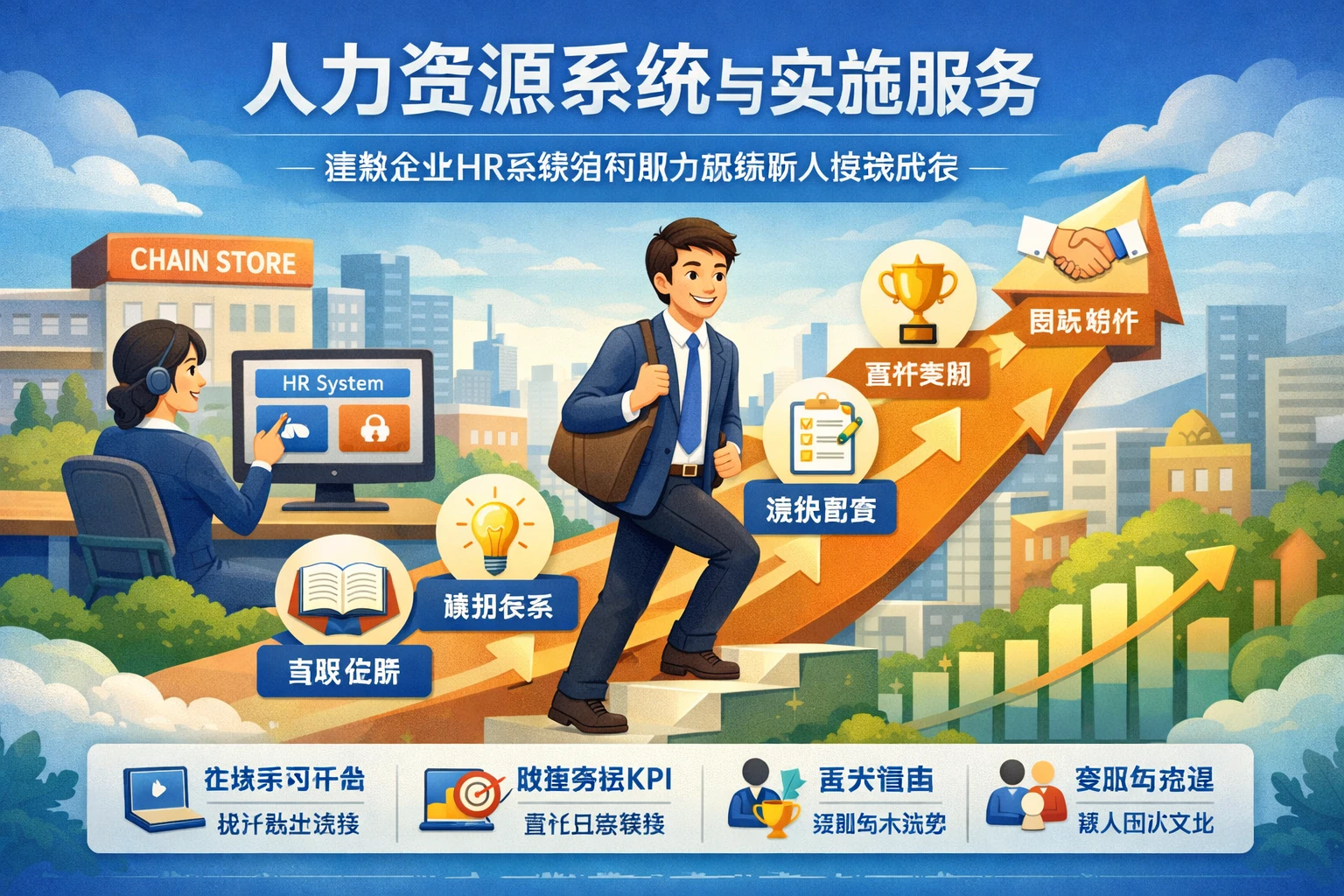 人力资源系统与实施服务:连锁企业HR系统如何助力职场新人快速成长